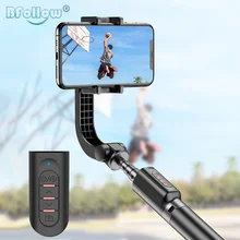 BFOLLOW Vlog Anti Shake Stabilizer Focus Bluetooth Selfie Stick for Cell Phone Camera Android Below ISO 13.4 Shoot Video Gimbal