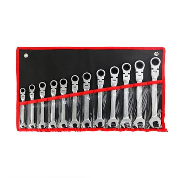 

Hand Tools Ratchet wrench Replacement Accessories 12Pcs 8-19mm Practical