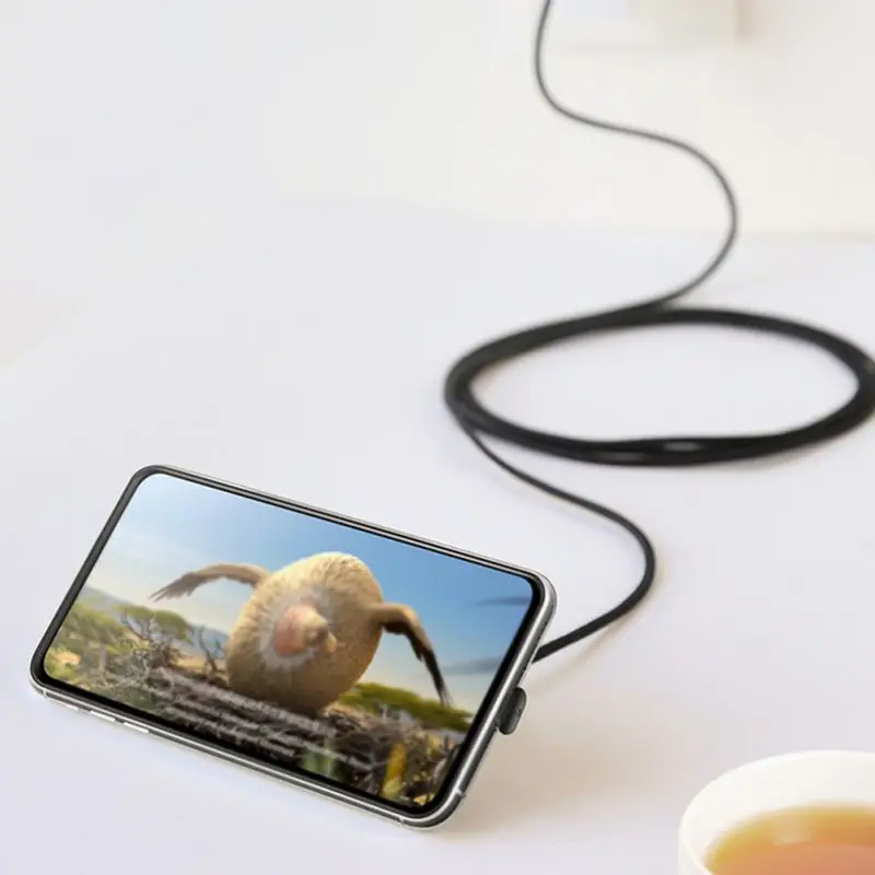 Кабель USB C 2A для быстрой зарядки, высокоскоростной разъем 180 градусов, кабель type-C 1,5 м