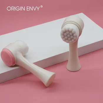 

ORIGIN ENVY 3D Double Side Silicone Face Cleanser Brush Tools Portable Face Cleaning Massage Blackhead Exfoliating