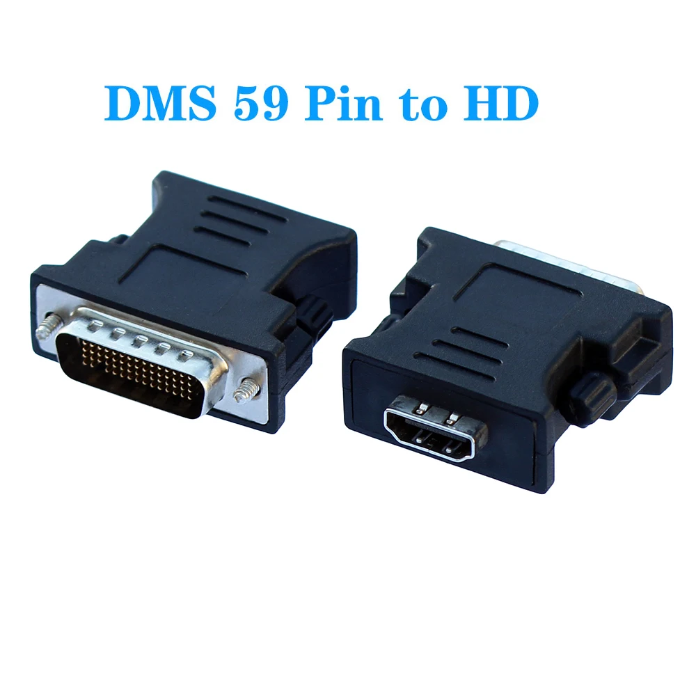 1piece Dms-59 To Hd Adapter 59 Pin To Hdmi-compatible Male To Female For  Video Card - Computer Cables & Connectors - AliExpress