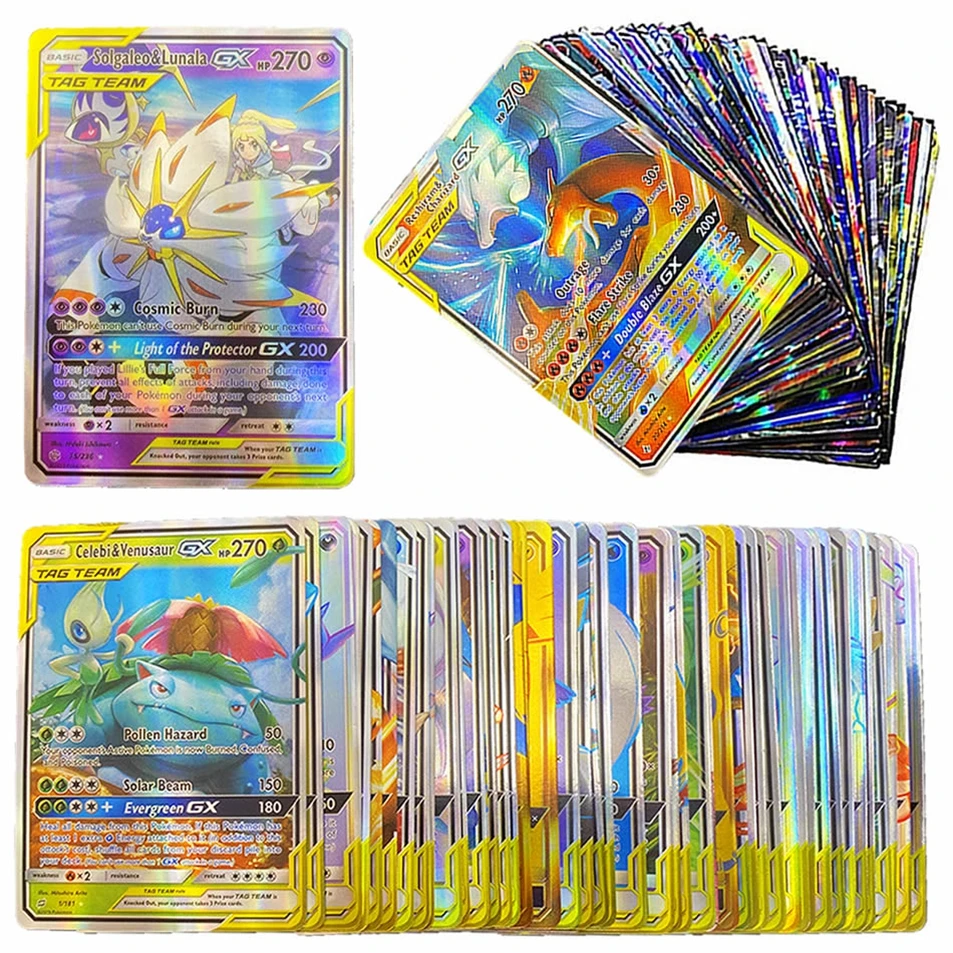 Pokemon Tag Team Cards Box 20pcs Shining Playing Game Display Booster