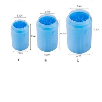 

JOYLIVE Quickly Wash Dirty Cat Foot Cleaning Bucket Dog Paw Cleaner Cup Soft Silicone Combs Portable Pet Foot Washer Brush