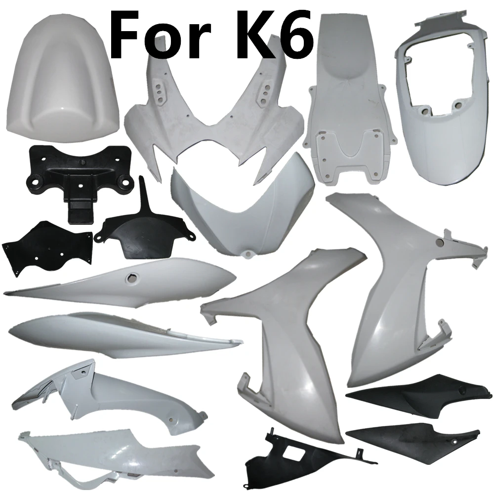 Motorcycle single fairing cowling ABS components middle part of head and tail for Suzuki GSXR600 GSXR750 K6 GSXR 600 06-07 motorcycle accessories motorcycle fairing