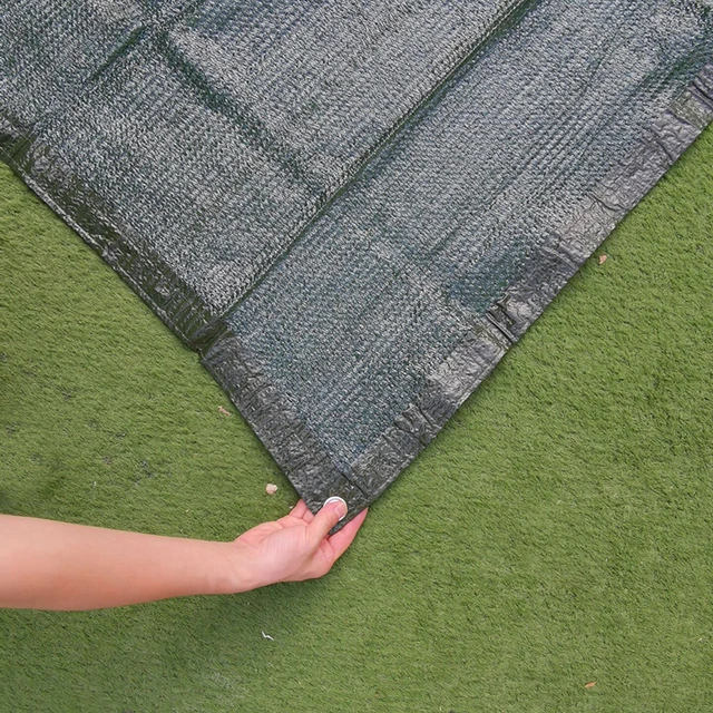 Tewango Zöld Hdpe Mezőgazdaság Kötött Napfényes Nettó Kerti Terasz Árnyék 70% -Os Árnyalatú Növények - Image 5