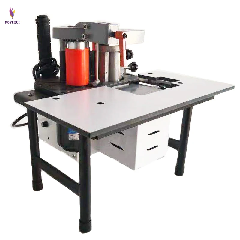 

220V 1100W Double-Side Manual Edge Banding Machine Gluing Portable Edge Bander Woodworking Edge Banding Machine