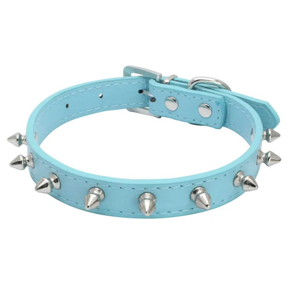 Ошейник для собак в стиле панк из искусственной кожи ошейники домашних животных