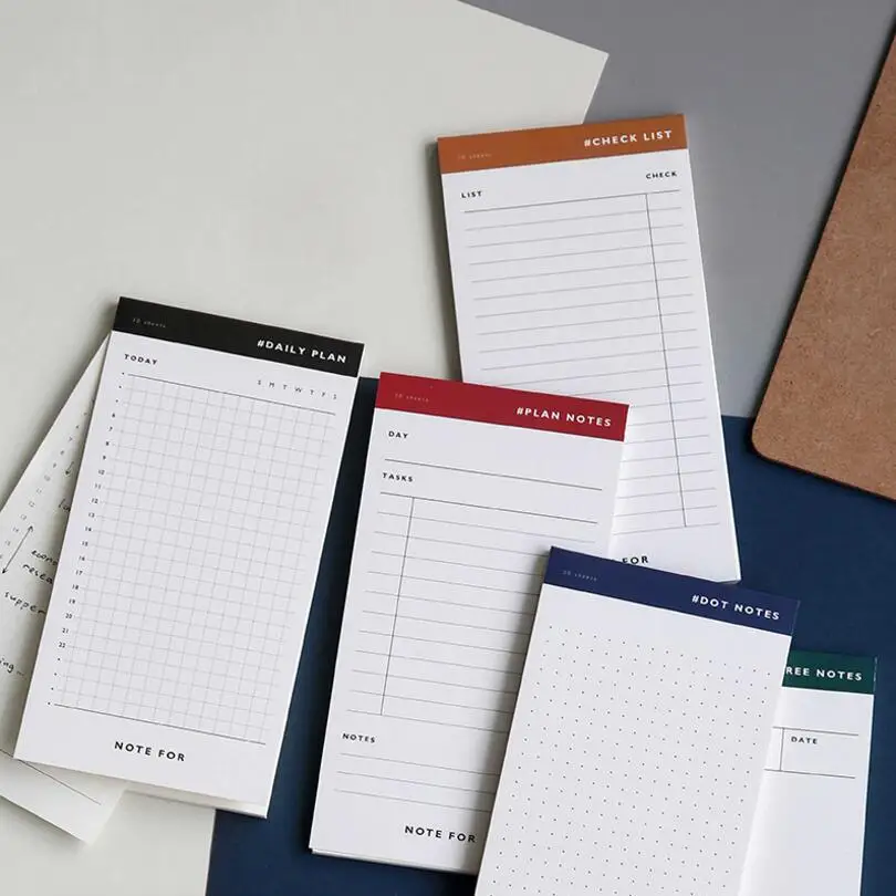

Creative Pocket Paper Memo Pad Notepad Stationery Scrapbooking Memo Notes Check List / To Do List Tear Checklist Note Pad