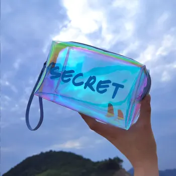 

Cute Bag Mini High Quality Phone Bag Women Cosmetic Bag Makeup Bag PVC Dropshipping Lady Transparent Wholesale Jelly bag Cheap