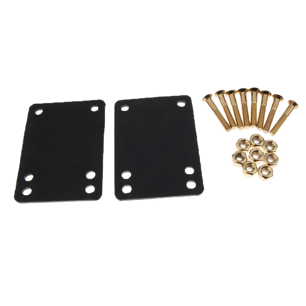 3mm Longboard Skateboard Riser Pad with Mounting Hardware Screws Set Outdoor