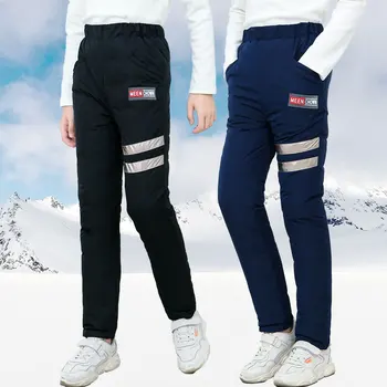 

Girls Winter Pants Windproof Boys Trousers Wear Both Sides High Quality Baby Waterproof Pants Kids Teenage Boys Clothes 4-14T