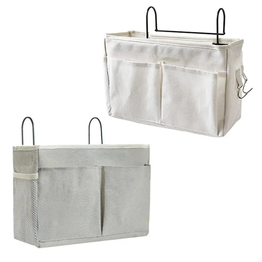 Bed Hanging Organizer Storage Bag Large Capacity Pocket Pouch Cosmetics Storage Bag Dormitory Organizer Bag