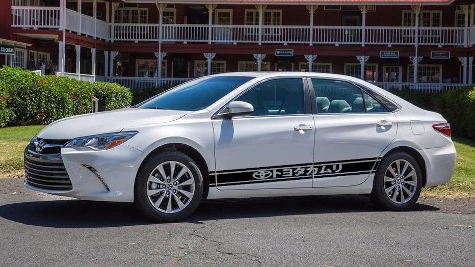 Для 2x многоцветная графика Camry японская автомобильная гоночная Виниловая Наклейка
