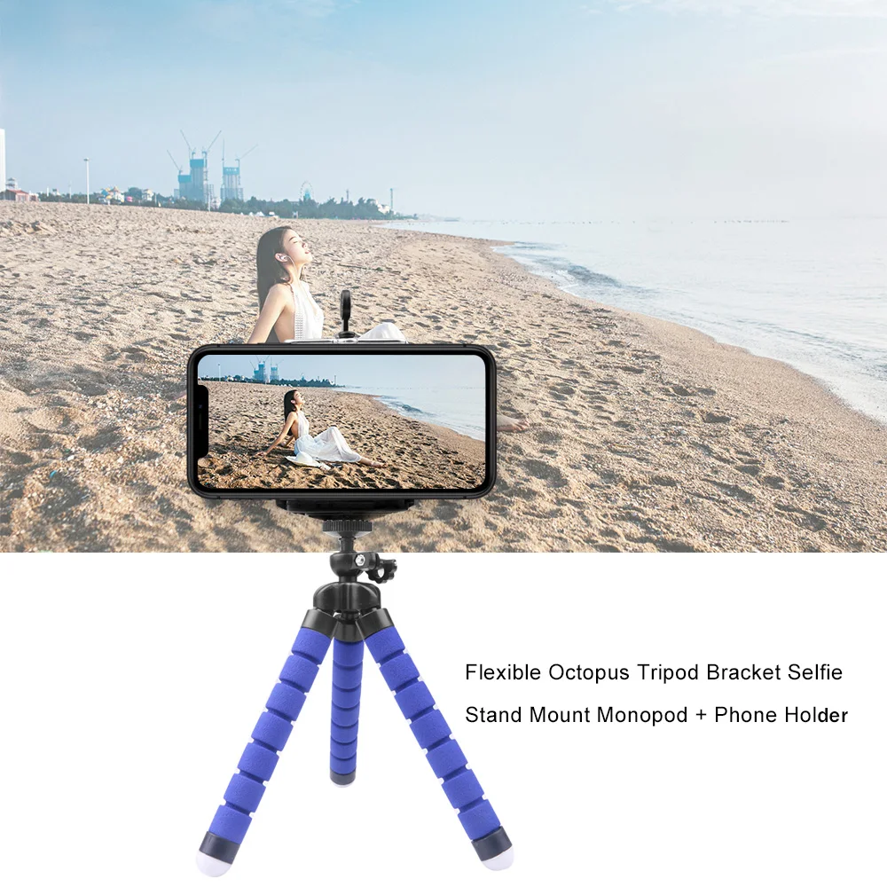 Адаптер kebidu для штатива Gopro + гибкий мини держатель камеры телефона штатив