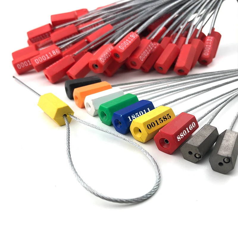 bloqueio tipo cabo laços auto-bloqueio de aço