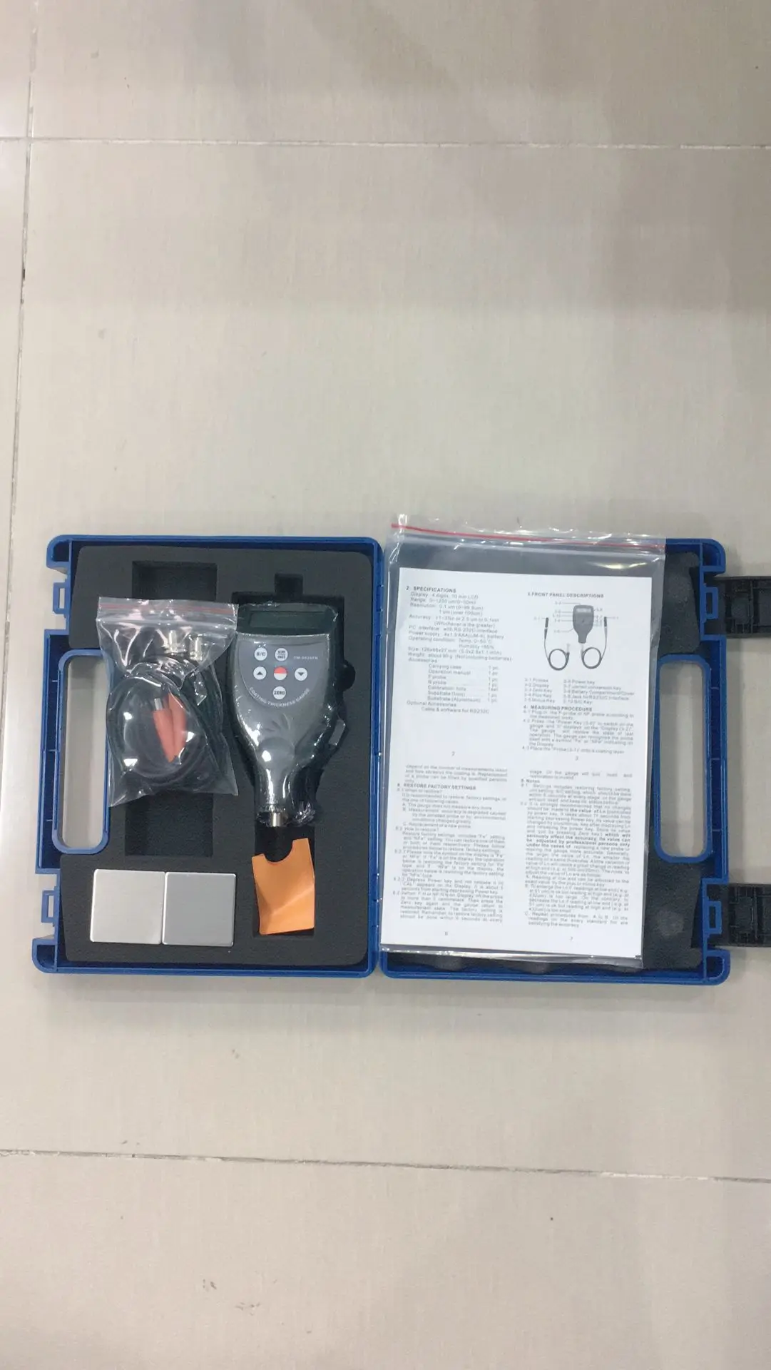 CM-8826FN Coating Thickness Gauge with Magnetic Induction F Eddy Current NF Probe
