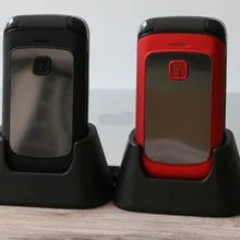 GUOPHONE L136, флип, двойной экран, большой экран, двойная карта, фонарик, большой динамик, долгий режим ожидания, мобильный телефон для пожилых людей