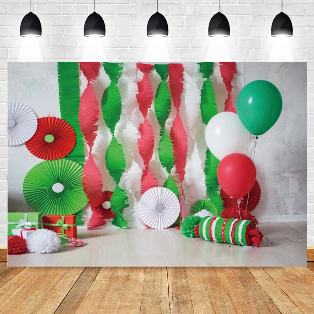 

Balloon Room Floor Newborn Baby Birthday Party Photography Backdrop Photographic Background For Photo Studio Vinyl Photophone