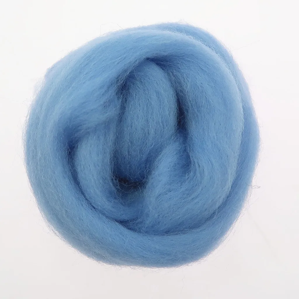 Dark Blue Series Wool Fibre Flower Animal Toy Wool Roving Needle Felting Handmade Spinning DIY Craft Materials Tools 10/50/100g needle felting wool,wool felting needles,needle felt kit,wool felting kit,felt fabric sheet,wool felt balls,felt protector