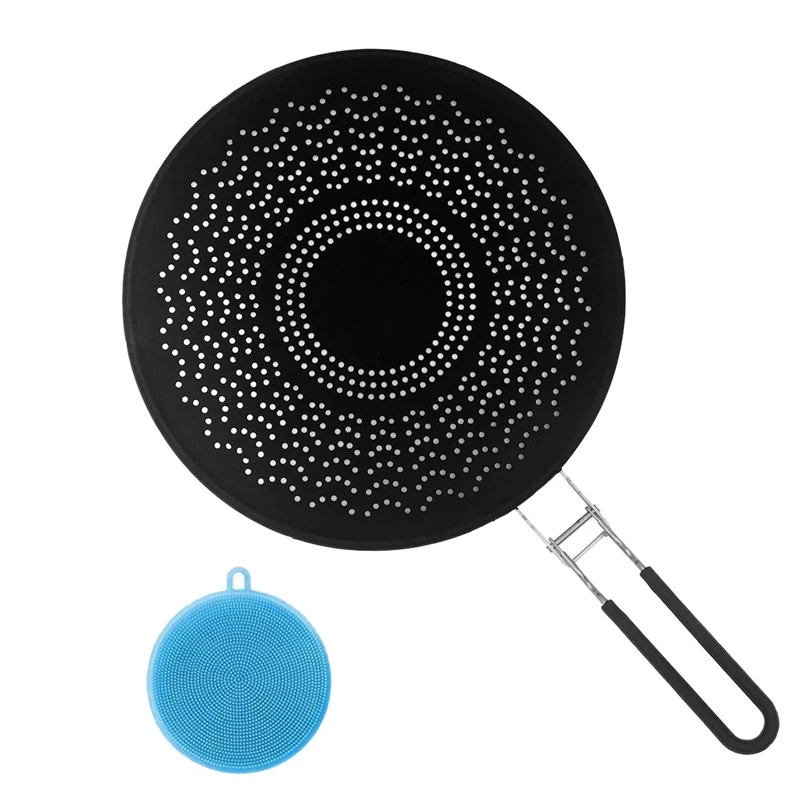 Silicone Splatter Screen for Frying Pan Silicon Splatter Guard with