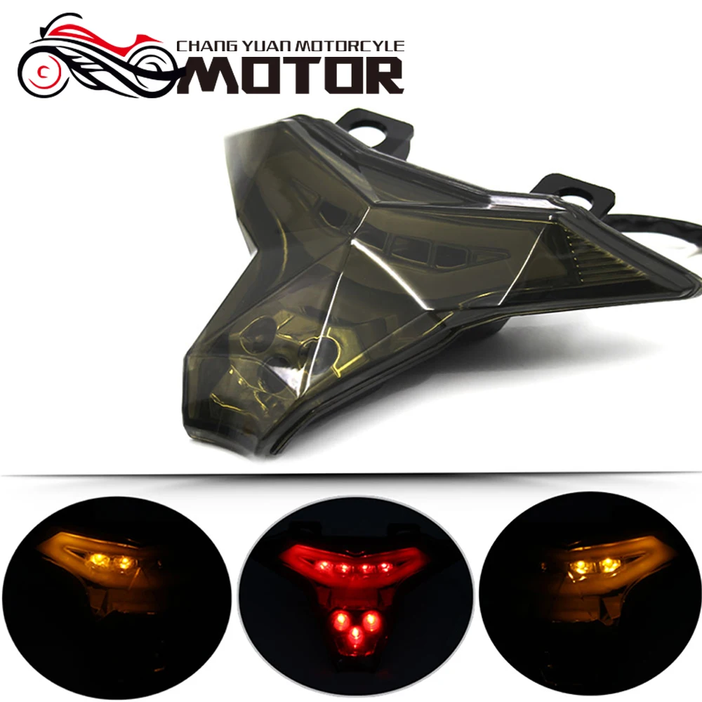 Для KAWASAKI Z1000- Ninja ZX-10R ZX-10RR motocicleta integrada светодиодный Luz de cola де freno señal lámpara кабельные сборки до УМО
