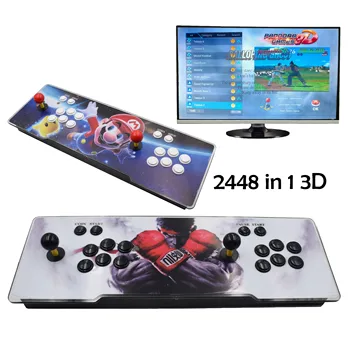 

Pandora treasure Box 2 player 2448 HD Retro Games 3D Arcade Game Console 1920x1080 Full HD for PC/Laptop/TV/PS Controller (SNK)