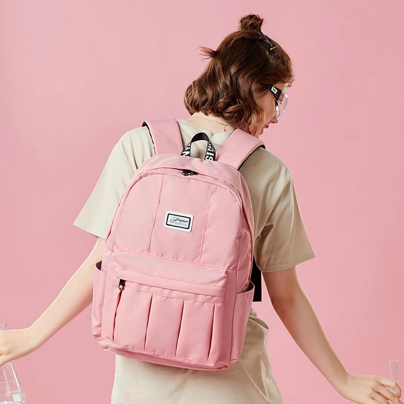 Louejal Laptop Backpack 16-inch Macbook 15 Notebook Bag Women Large Capacity Travel Mochila Girls Teenage School Bag
