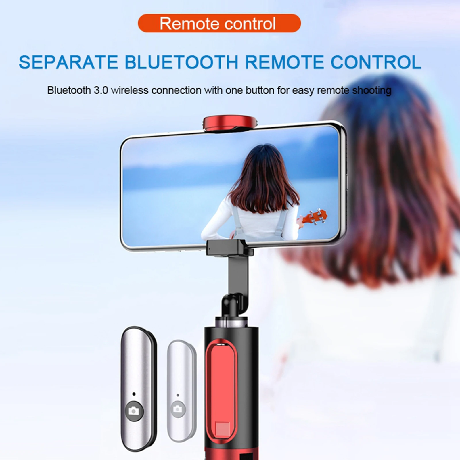 Extendable Wireless Selfie Stick Tripod 3 In 1 Phone Desktop Desk Holder Mount Wireless Remote Shutter Extendable Selfie Tripod