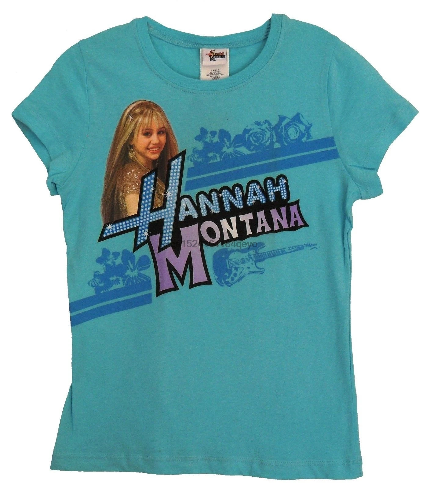 

Hannah Montana Girls T-shirt Pop Star Blue