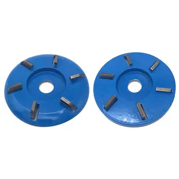 

90MM Flat Teeth Woodworking Turbo Tea Tray Milling Cutter Digging Wooden Material Carving Tool For 16MM Aperture Angle Grinder