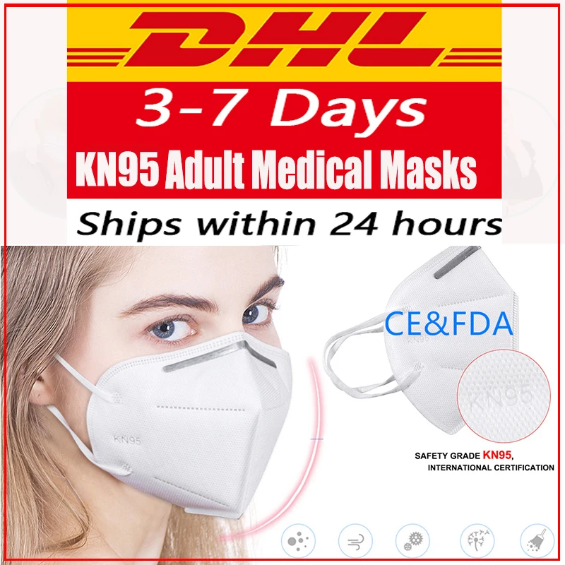 

1/10/20/50pcs KN95 CE Certification Face Mask PM2.5 Anti-fog Strong Protective Mouth Mask FFP3 Respirator Reusable Dropshipping