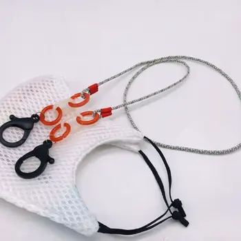 

1/5Pcs Face Mask Anti-Lost Lanyard Multicolored Weave Mouth Cover Holder Hanger X7YA