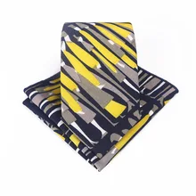 Набор шифоновых галстуков винтажный печатный галстук из полиэфира цветочный карман полотенце Мужской нейтральный галстук Женская мода индивидуальность