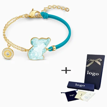

SWA 2020 New High-quality Fashion Zodiac Rat Bracelet Give Girlfriend Exquisite Elegant Romantic Birthday Valentine's Day Gift