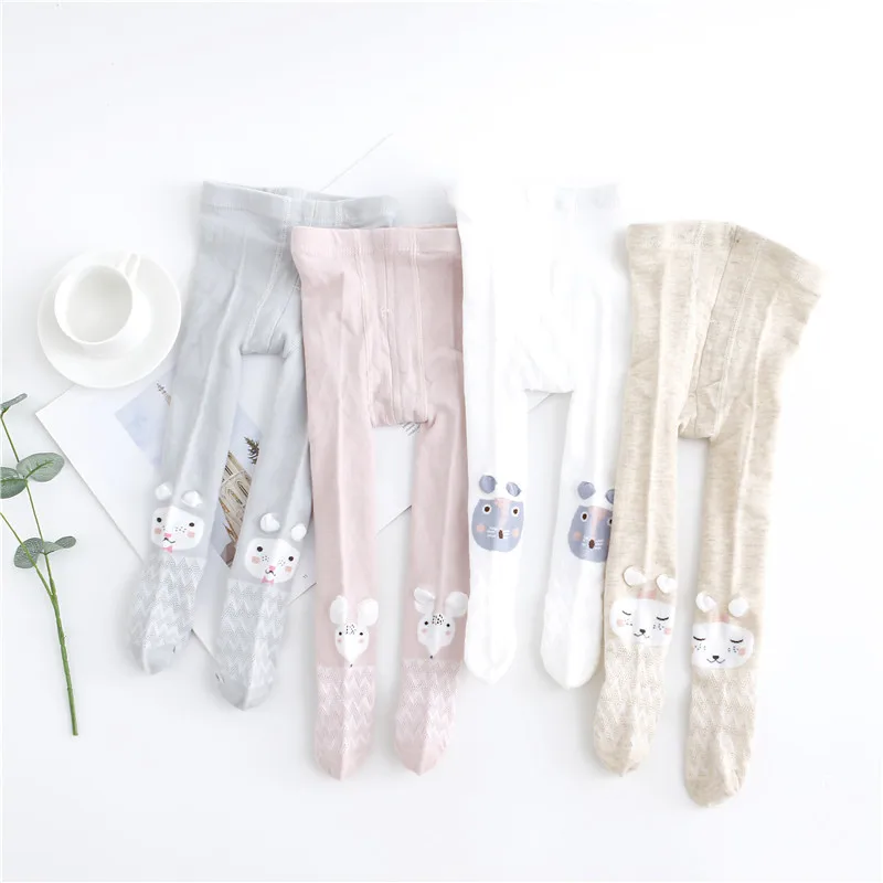 

Spring And Summer Panty-hose for Kids Thin Cotton Mesh Open File Infant Even Foot Socks Boneless Seam Head Baby Large Bottom Ups