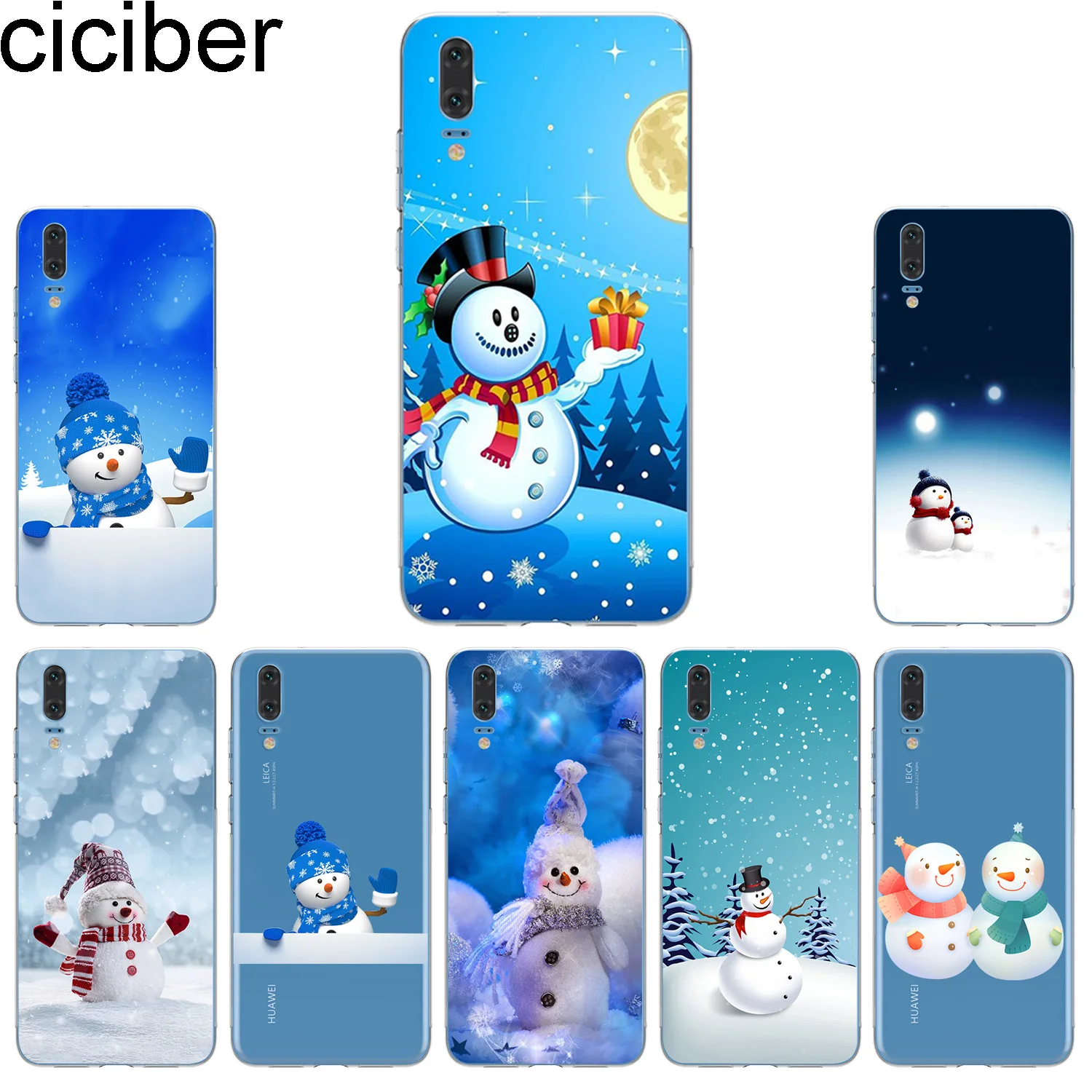 Ciciber чехлы для телефонов huawei P20 P8 P9 P10 mate 20 10 9 Lite 2017 X Pro Мягкий чехол из ТПУ P Smart 2019