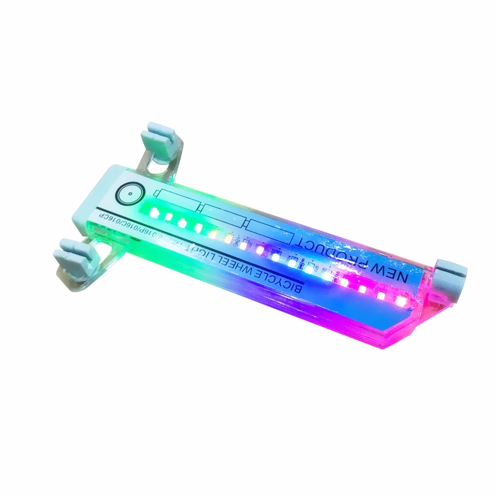 

Bike Light Bicycle Wheel Light Double Display Flash 32 RGB LED Light Motorcycle Bicycle Spoke Lamp Night Riding Cycling Lighting