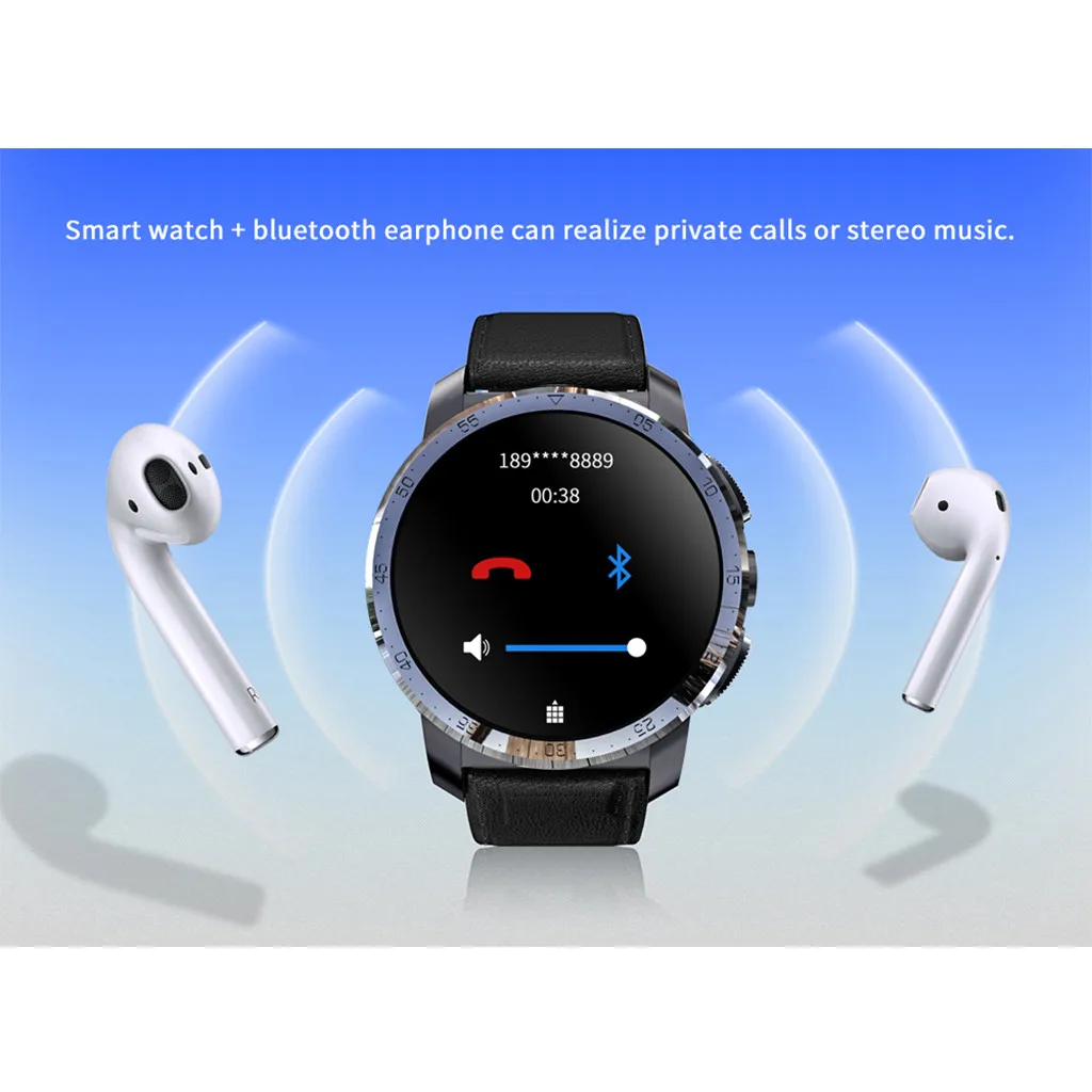 KOSPET Optimus Pro двойная система AMOLED 4G Smartwatch Android 7,1 Спортивная камера 8.0MP 2+ 16 Гб мужские Смарт-часы 800 мАч WiFi gps