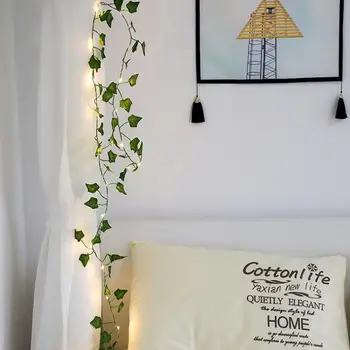 

Green Leaves Plant Light Vine String Light DIY Party Decor Christmas Ornament