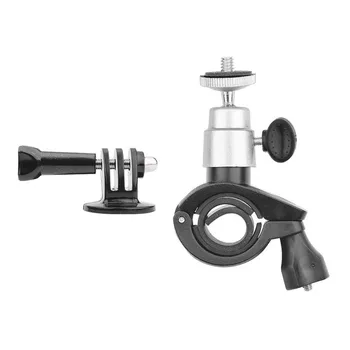 

For Gopro Hero 9 Bicycle Handbar Bracket Sport Camera Holder Stand 360° Rotatable Motorcycle Mount Support