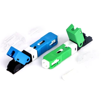 

High Quality 50pcs/lot UNIKIT Brand Fast Connector SC APC SC UPC Field Assembly Quick Conector SC APC Fiber Optic Fast Connector