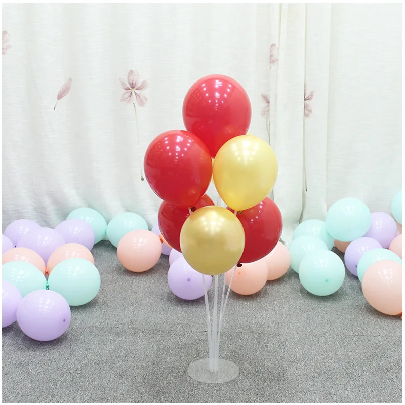 Balloons Column Base Fixed Holder With Cup Table Floating Stand For Wedding And Birthday Party Supplies Decoration Ballon