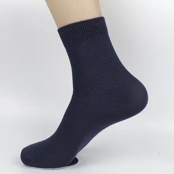 

Men Socks Comfortable Fashion Men's Business Style Bamboo Fiber Socks Anti-Bacterial Ankle Socks Calcetines Hombre Drop shipping