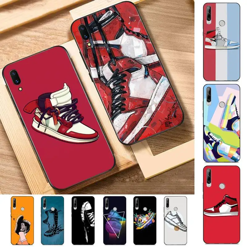 Модный брендовый чехол FHNBLJ для телефона с кроссовками Huawei Y 6 9 7 5 8s prime 2019 2018 enjoy plus |