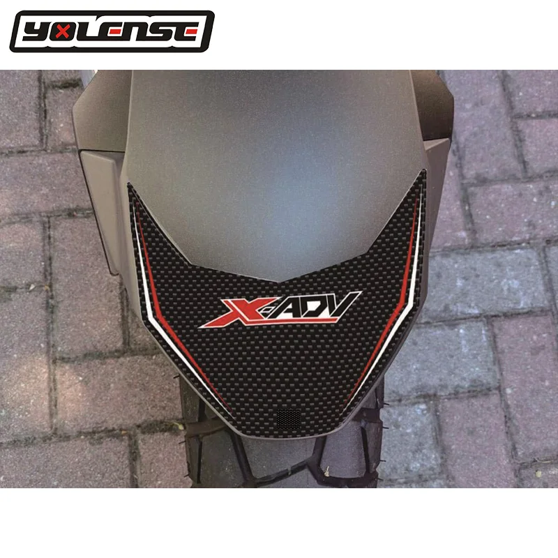 Для HONDA X-ADV750 X-ADV XADV 750 XADV750 Мотоцикл 3D углеродное волокно переднее крыло наклейка протектор