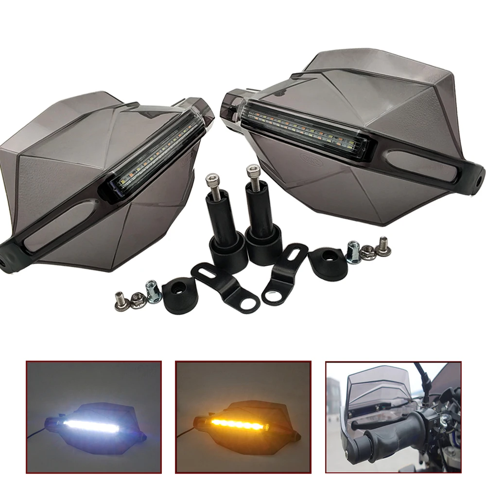 

Motorcycle Hand Guards 7/8" Handlebar with LED Light Motocross Handguards For Yamaha YZ250FX YZ450FX WR450F WR250R WR250X WR450