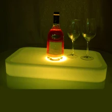 SK-LF12J(L50.5* W30* H7.5cm) Skybesstech светодиодный барный стол перезаряжаемый Водонепроницаемый светодиодный барная мебель, стол лампы 10 шт