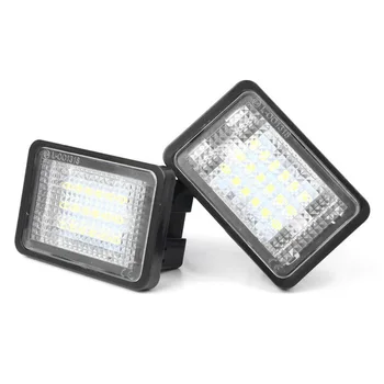 

168LM License Plate Lights For Mercedes Benz GLK X204 GLK350 2008-2015 Super bright 6500K 3528 SMD 2pcs Auto