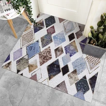 Современный простой геометрический мраморный ковер с принтом, ковер для спальни, гостиной, кухни, коврик для двери, противоскользящий домашний ковер R3462