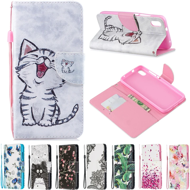 

For Xiaomi Redmi 7A Case Wallet Cute Cat Stand Phone Cases For Xiaomi Redmi 7A Redmi7A Cover Flip PU Leather Book red mi 7 A